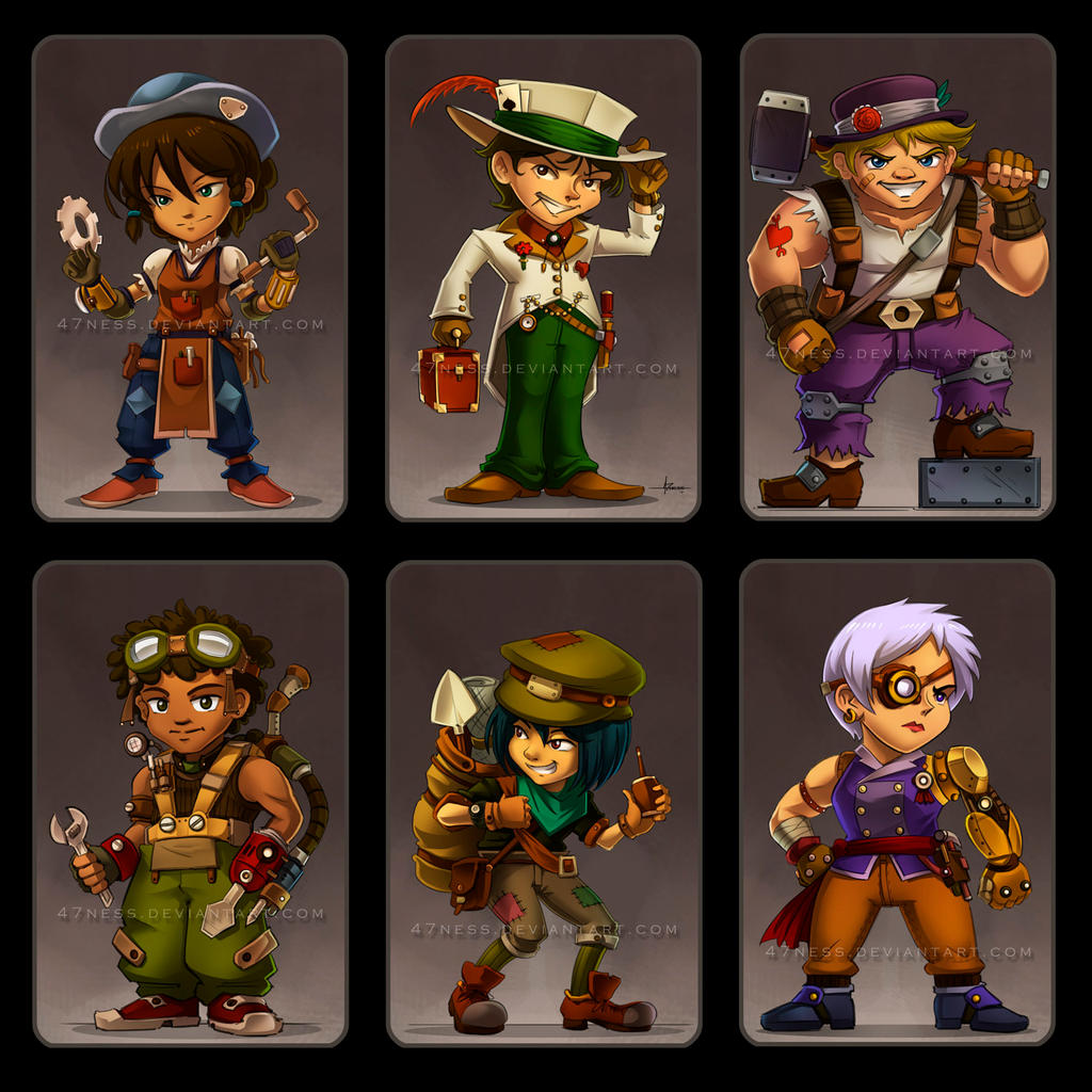 Junkyard Derby - Personas