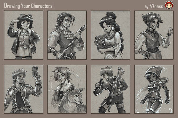 47ness Draws Your Characters! batch 2