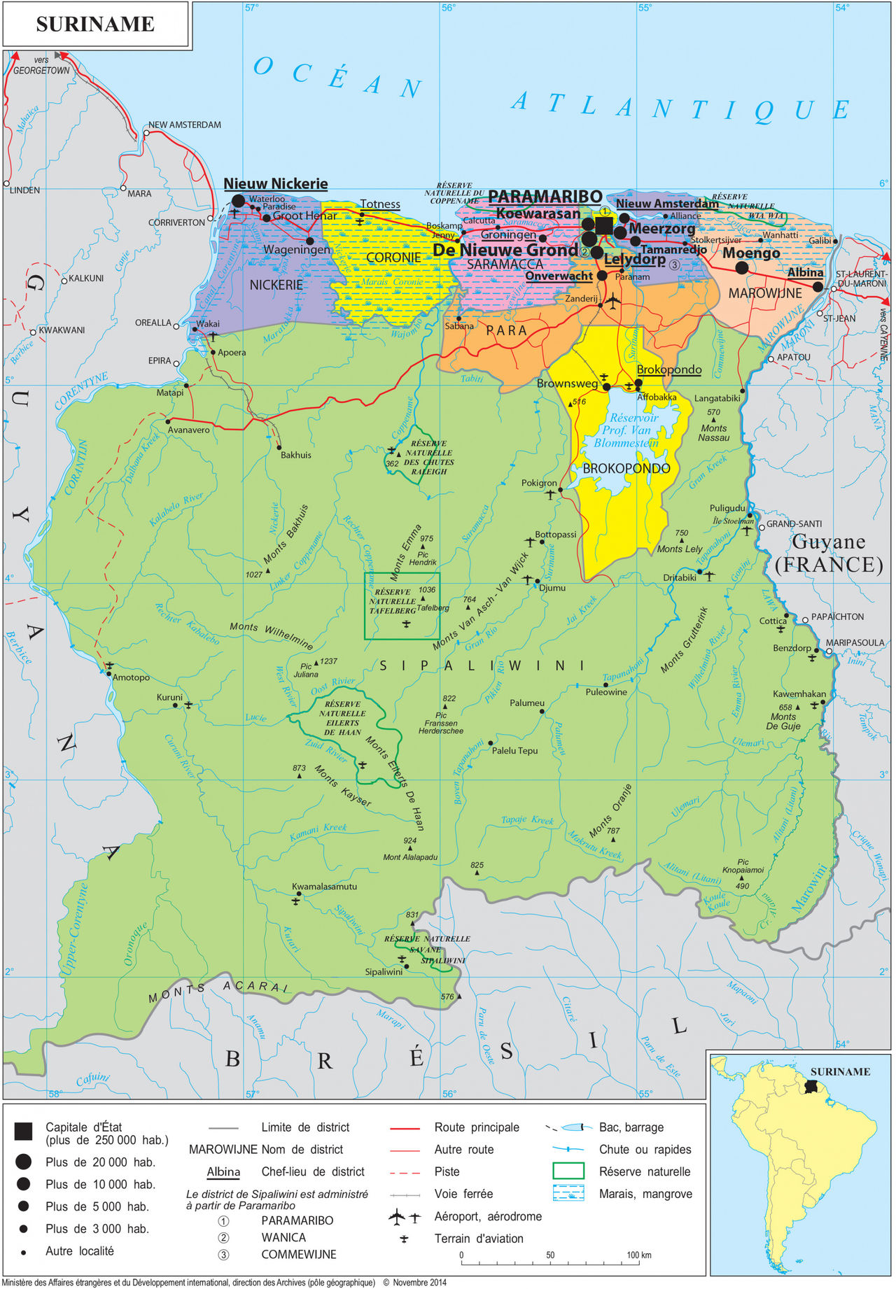 14 Detailed Map of Suriname French by CartoSur on DeviantArt