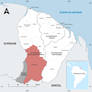 Locator Map of Maripasoula Neutral, French Guiana