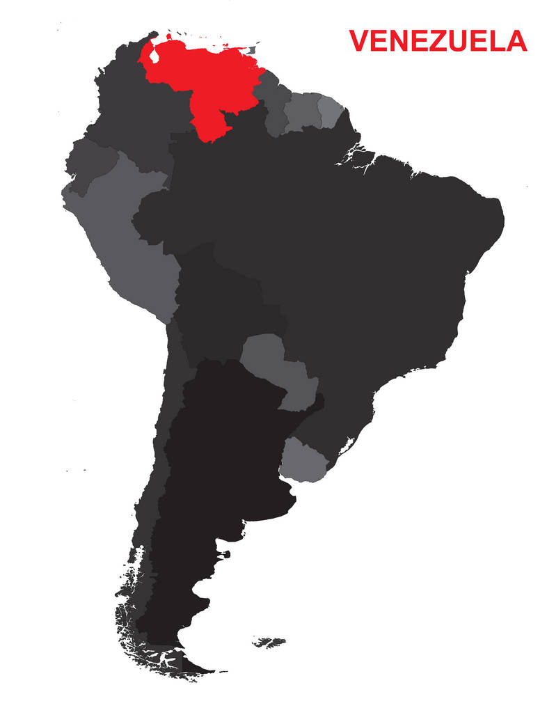 Location Map of Venezuela- South America by CartoSur on DeviantArt