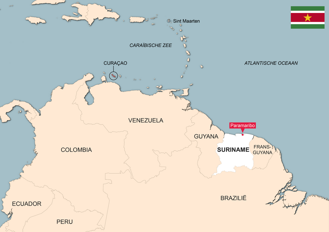 Waar ligt Suriname ? Kaart van Suriname - Map by CartoSur on DeviantArt