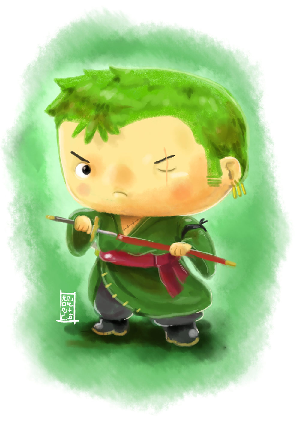 Digipaint Exercise - Zoro