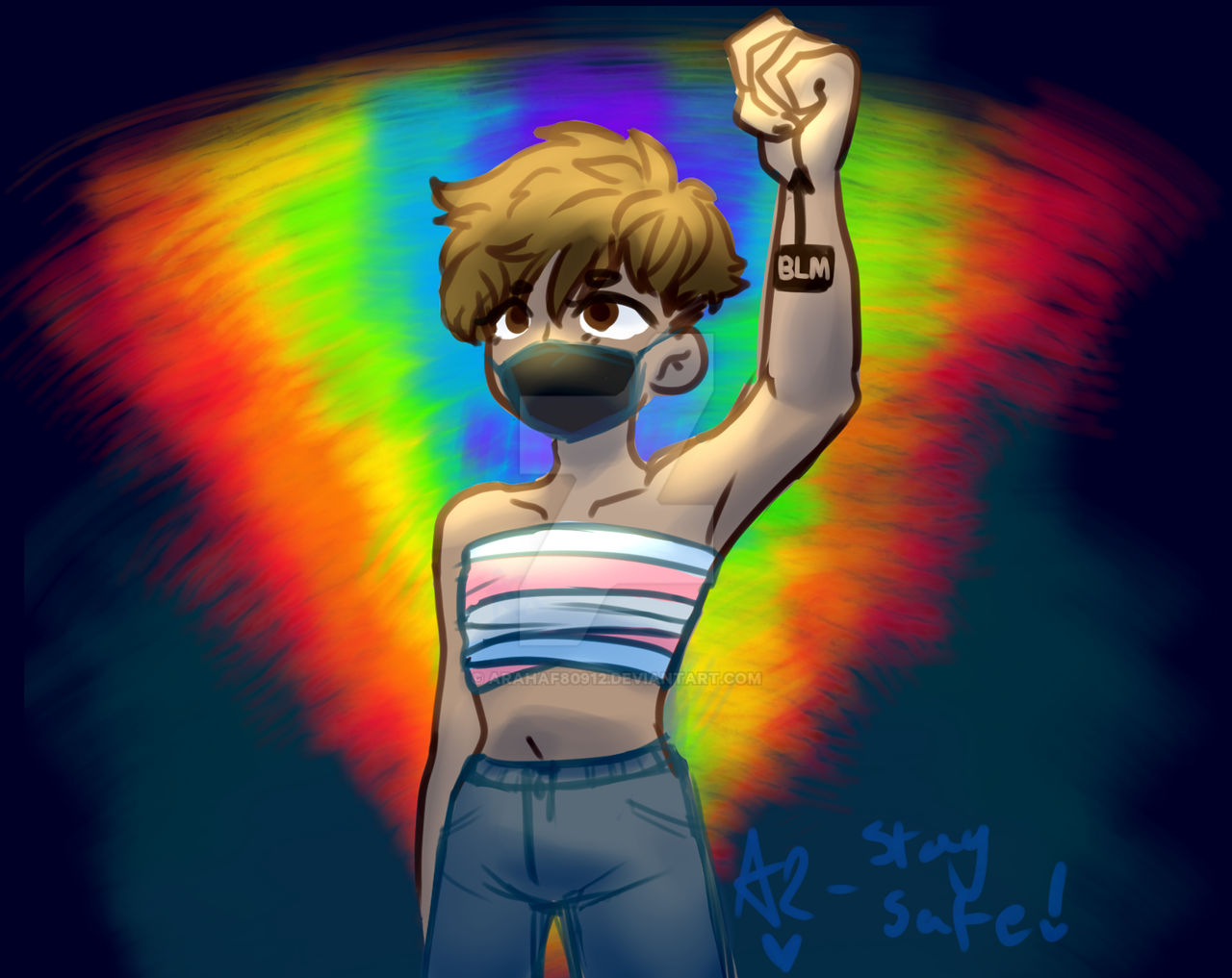 BLM and trans rights- mosty importanty stay safe! by ARahaf80912 on ...