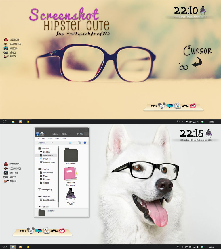 Screenshot Hipster Cute