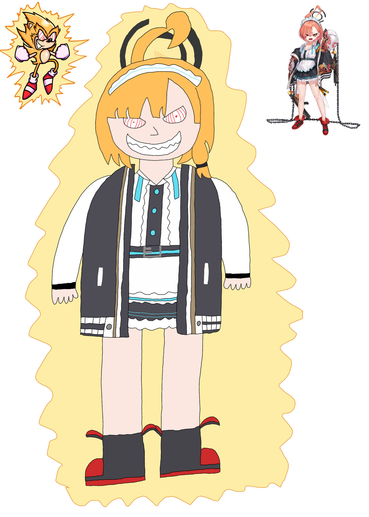 Chaos (bluearchive mix) old by custardofmania on DeviantArt