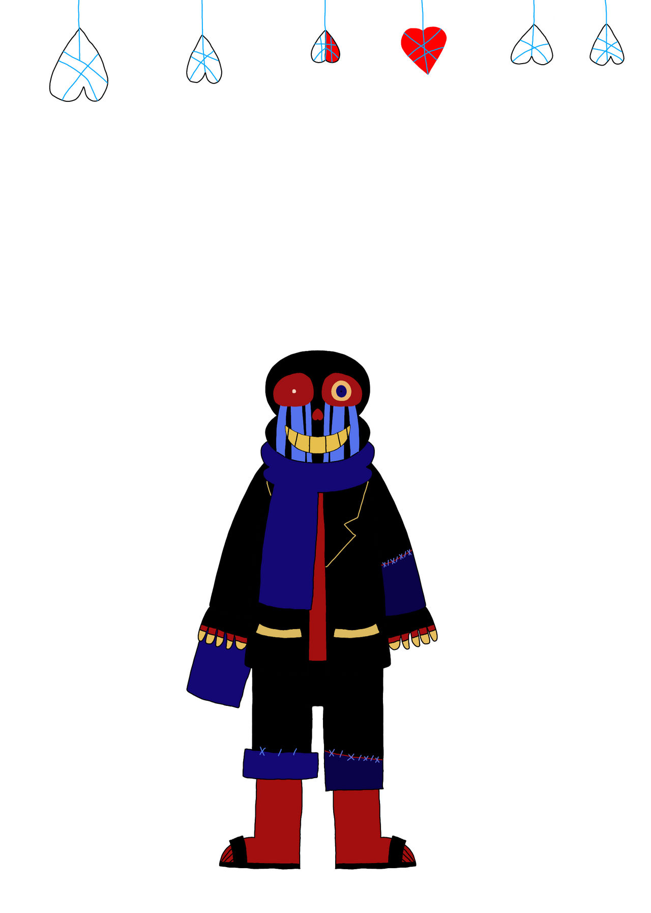 Sans Rror Error sans by custardofmania on DeviantArt