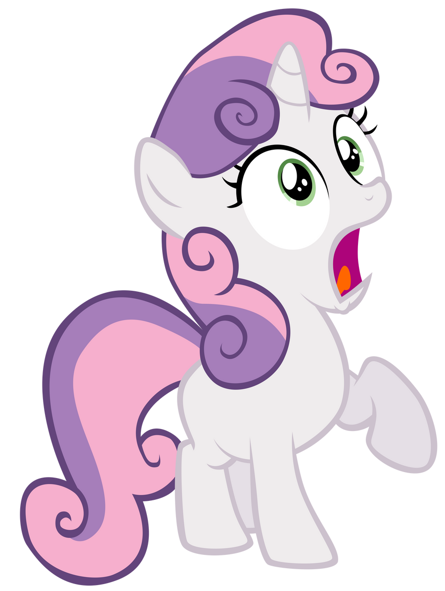 Shocked Sweetie Belle Vector