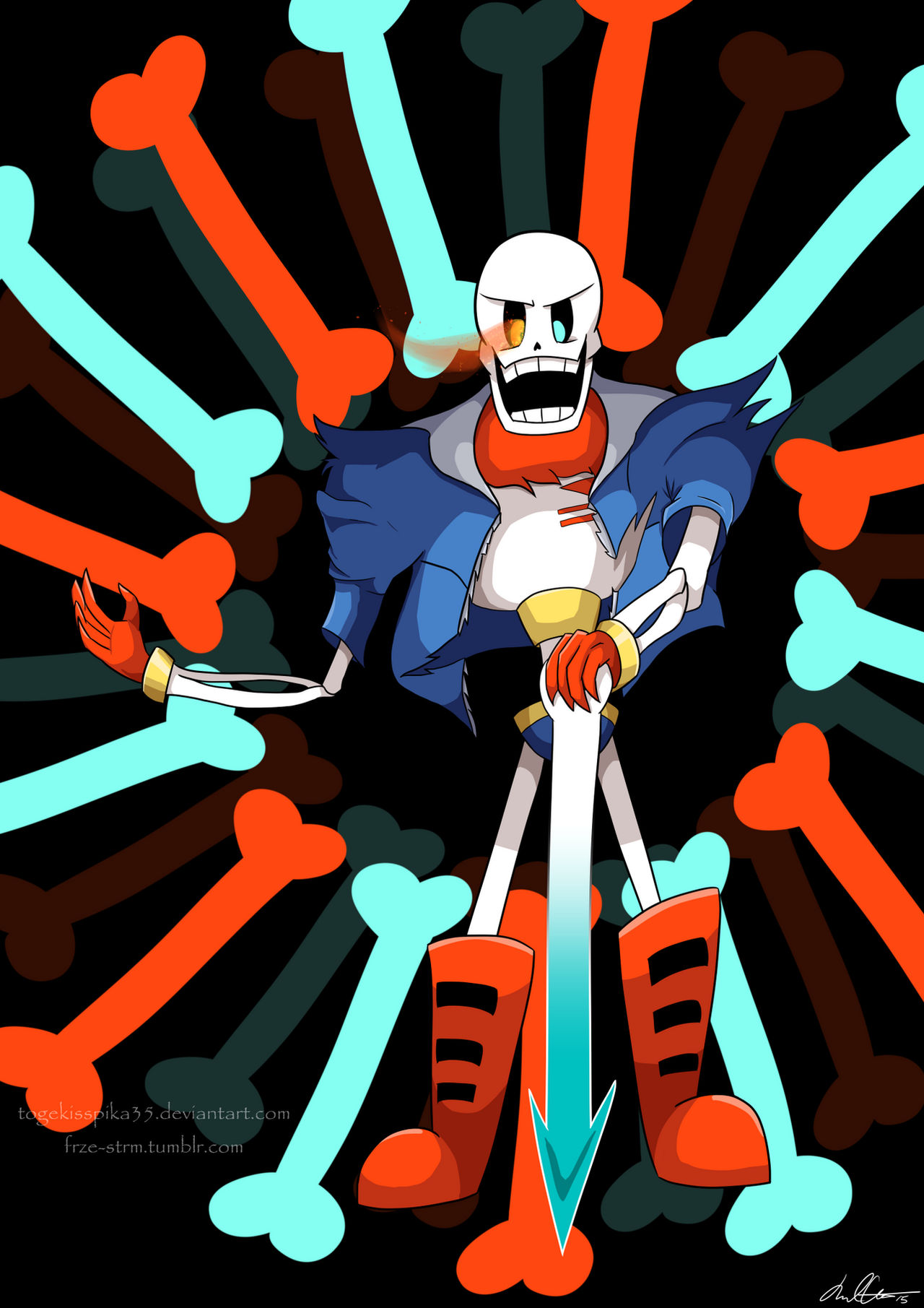 Distressed Papyrus Disbelief Papyrus by Togekisspika35 on DeviantArt