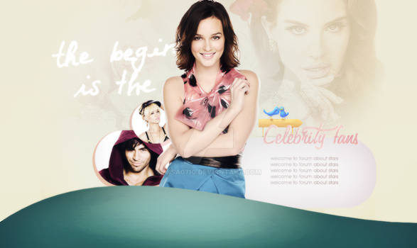 Leighton fansite layout