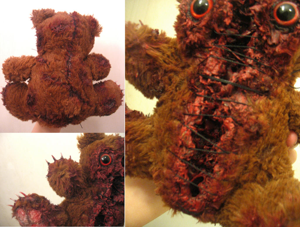 (Details)Slashed and Stitched Scare Bear