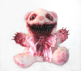 Scare Bear (pink and white)