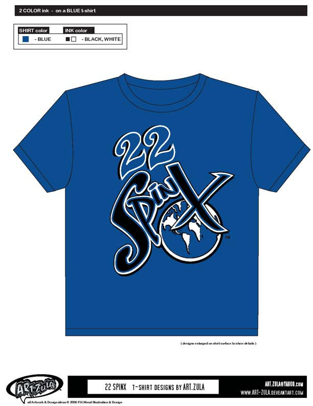 22 Spinx 22 SPINX shirts - 22blue by Art-Zula on DeviantArt