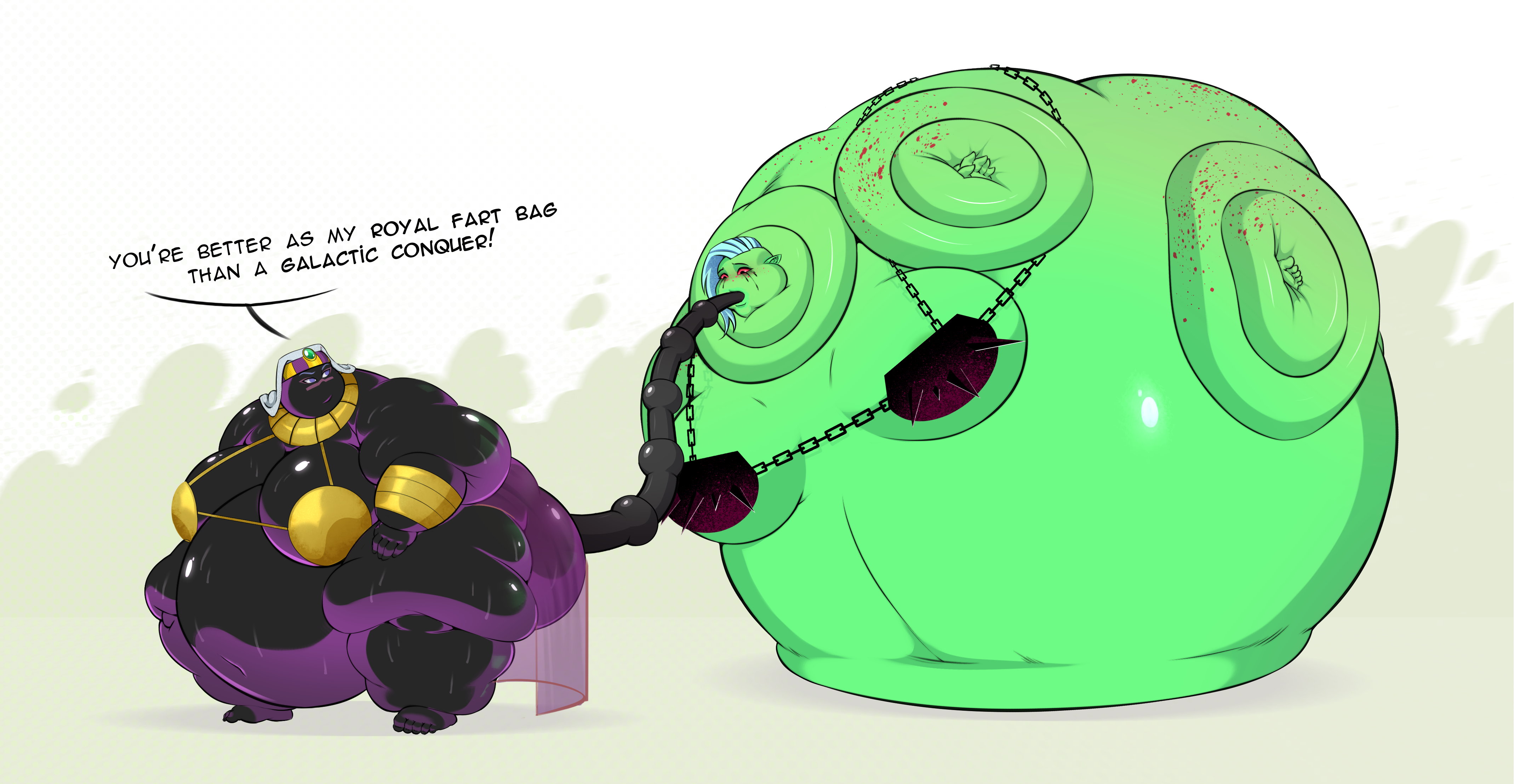 Ych Inflation Inflation YCH - Lord Dominator X Martian Queen by CaptainSoapBeard on ...