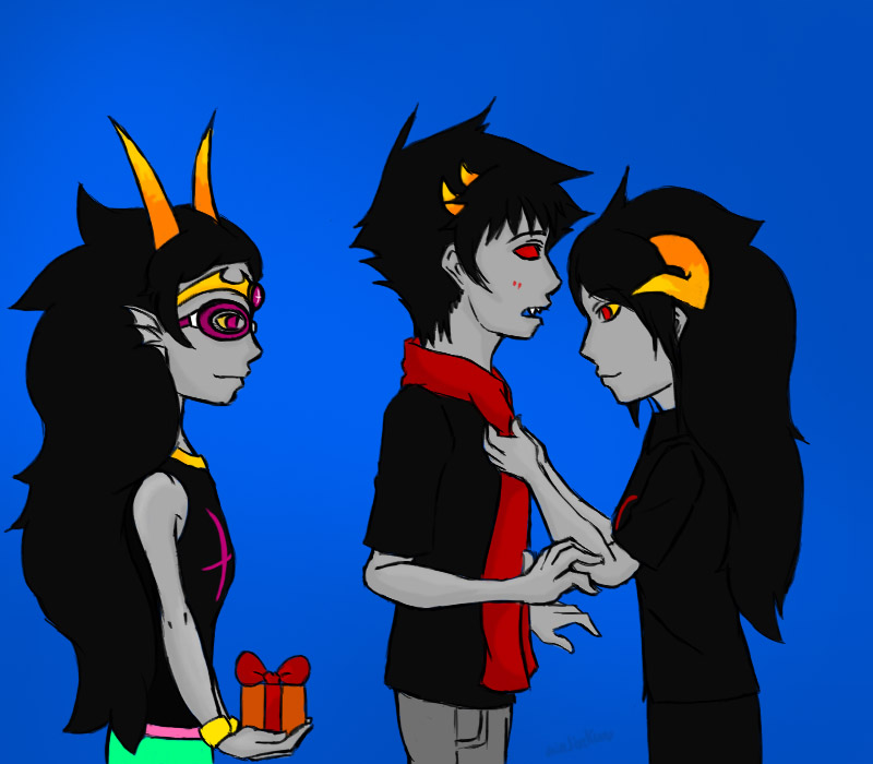 Feferi Sollux Aradia  *Merry Christmas *