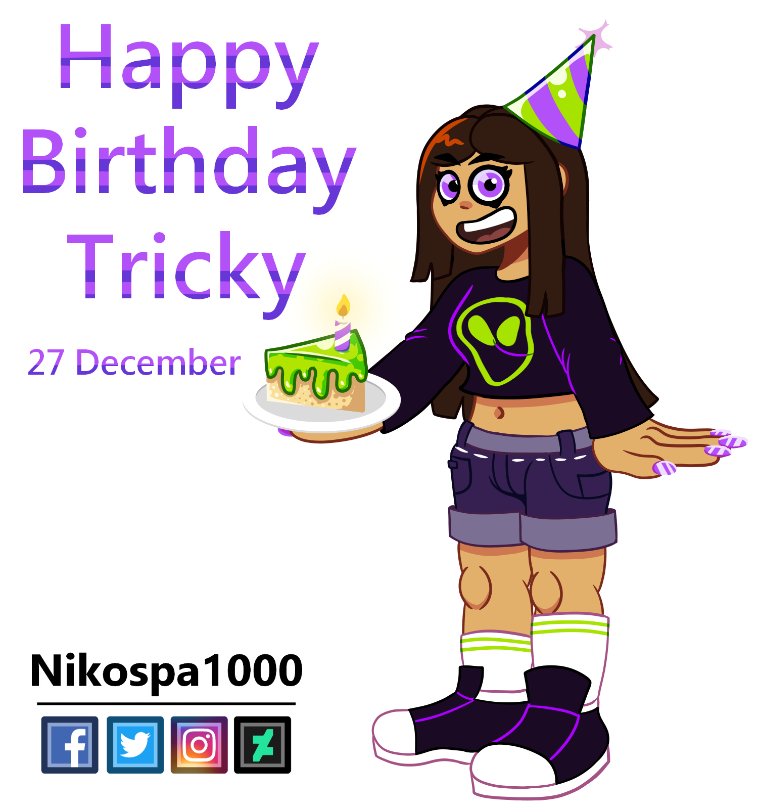 Happy Birthday Tricky by NikosAutistic on DeviantArt