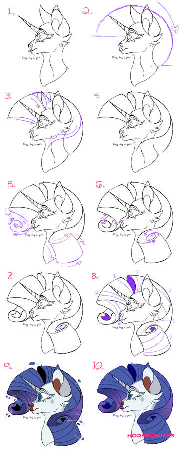 Rarity Mane Tutorial