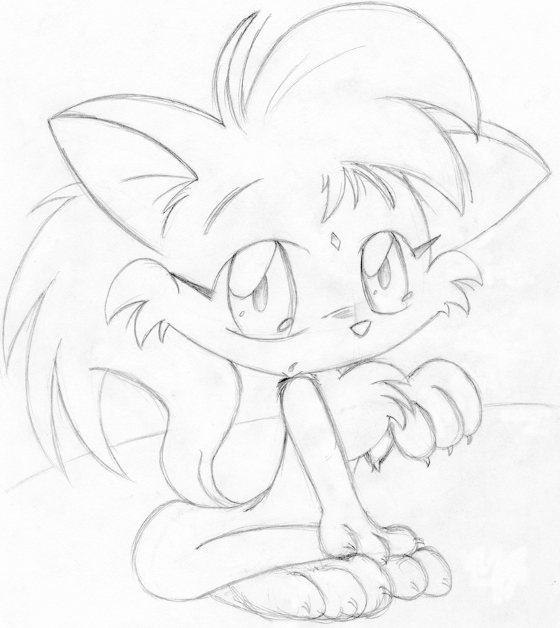 Kitty Sit by RealmOfQuickPaw