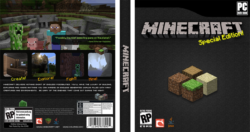 Minecraft Ps3 Cover by knobby14.deviantart.com on @deviantART