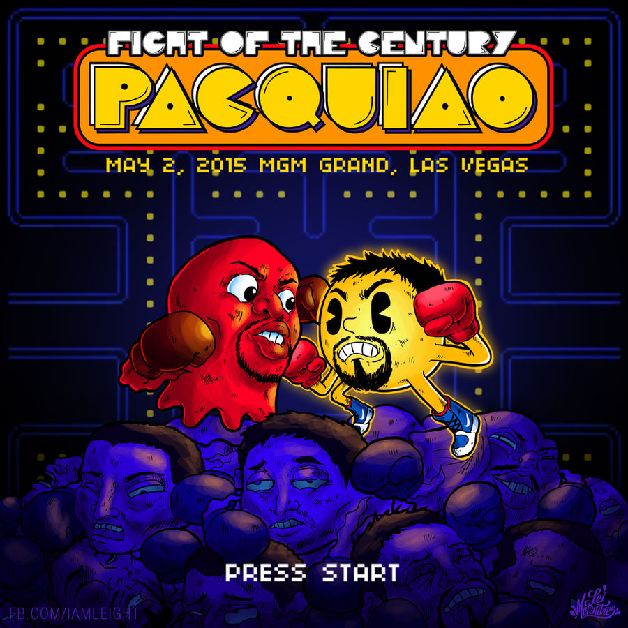PARODY: Pacman v.s. Mayweather by LeiMelendres on DeviantArt