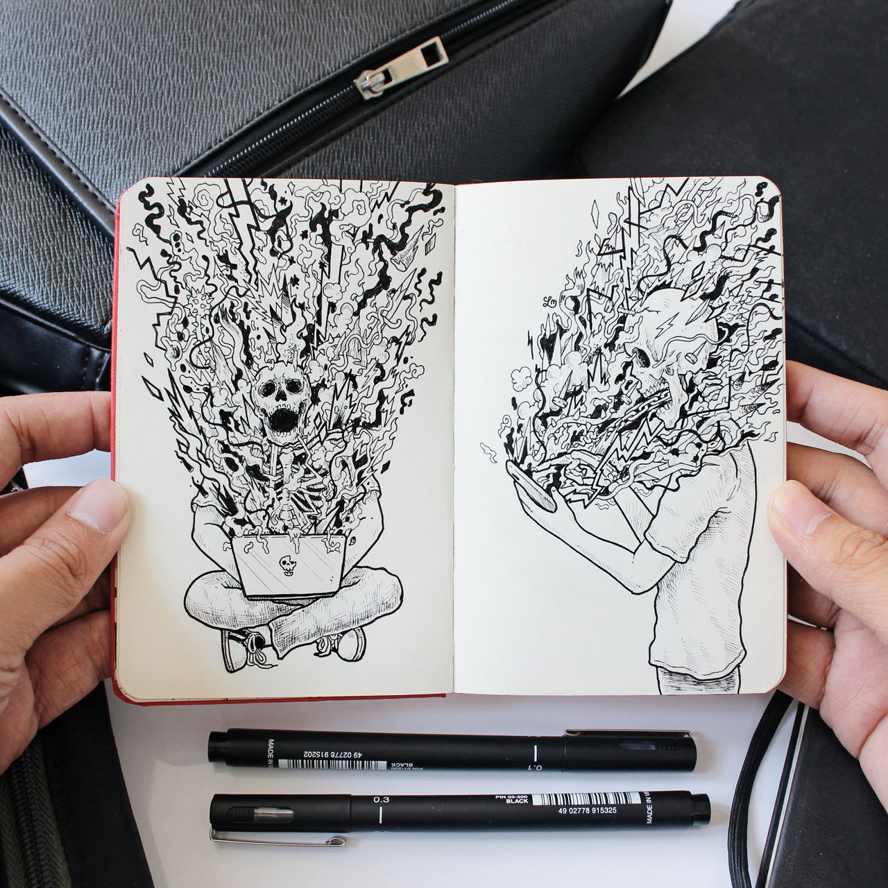 Doodle Art : Social Media Gets Toxic Sometimes by LeiMelendres