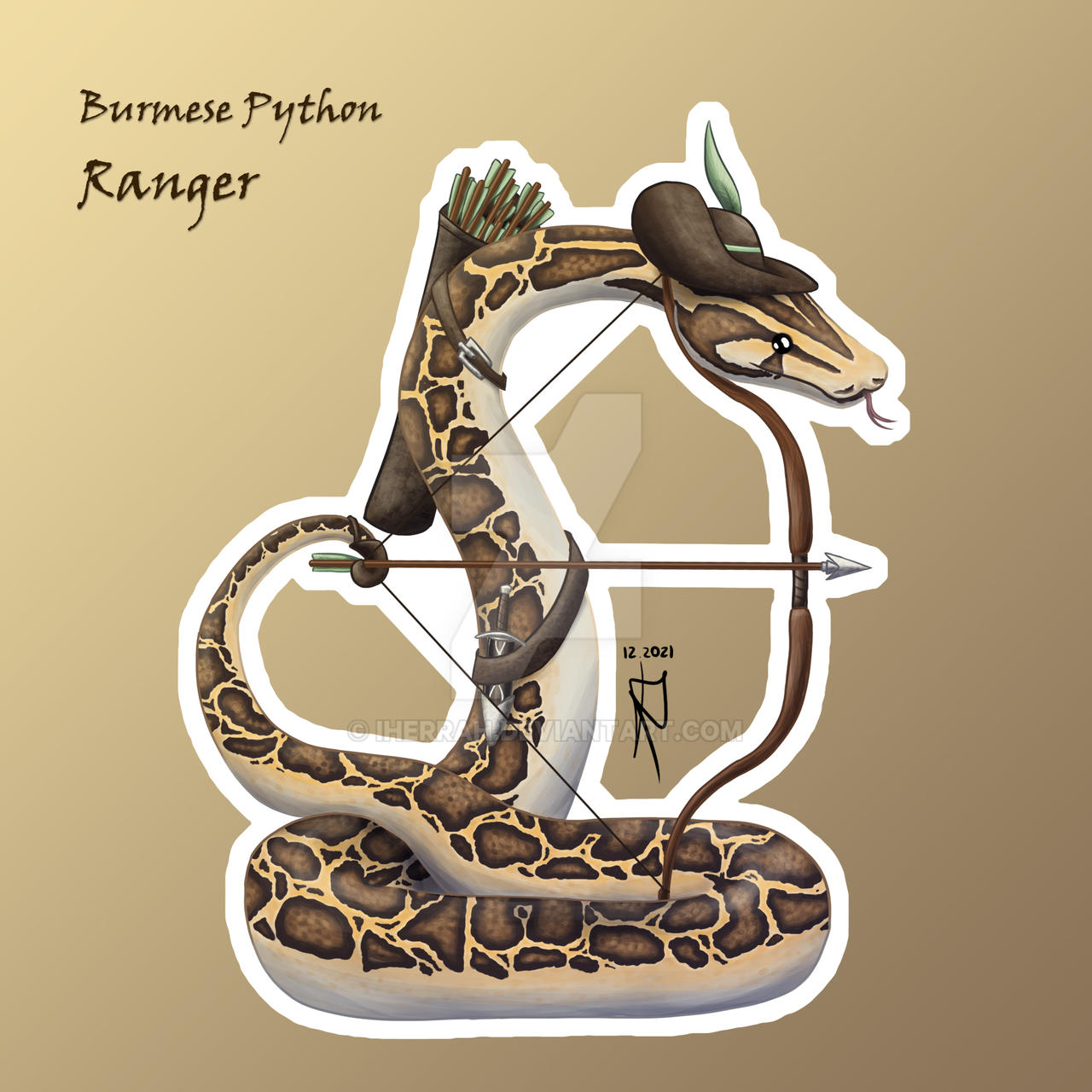 Burmese Python - Ranger by Iherrah on DeviantArt