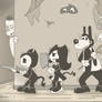 Bendy, Betty, and Boris In: Ghoulin' Around