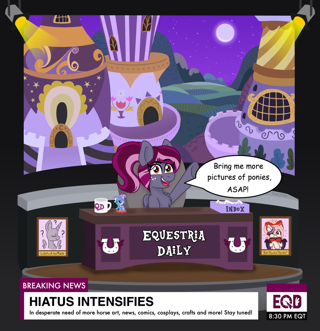 Comm: EQD News by Pink-Pone