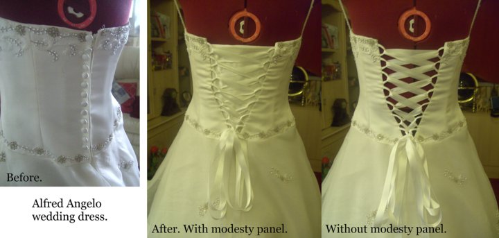 Wedding Gown Alteration Sample