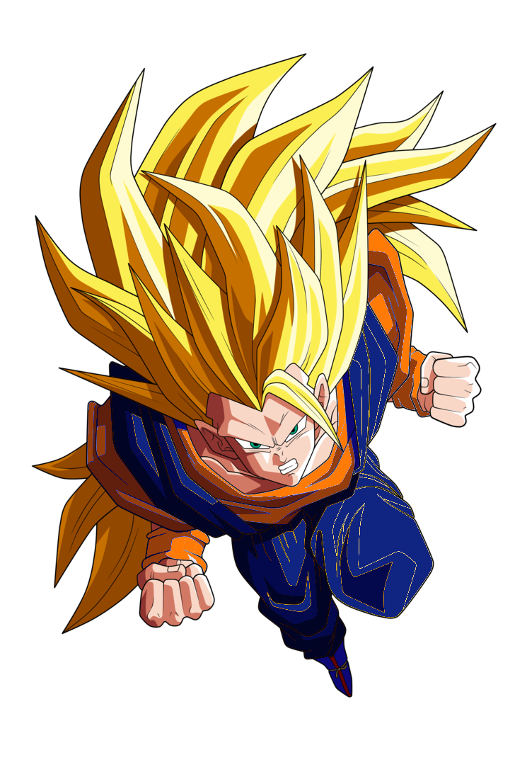 Super Saiyan 3 Goku LR Edit (DokkanBattle) by vegitoblackgreen on DeviantArt