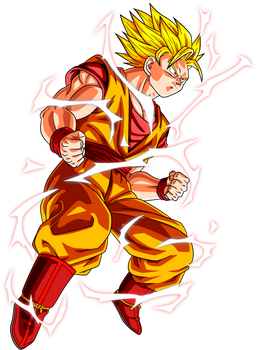 SSJ2 Goku Recolor (Demonic Goku)