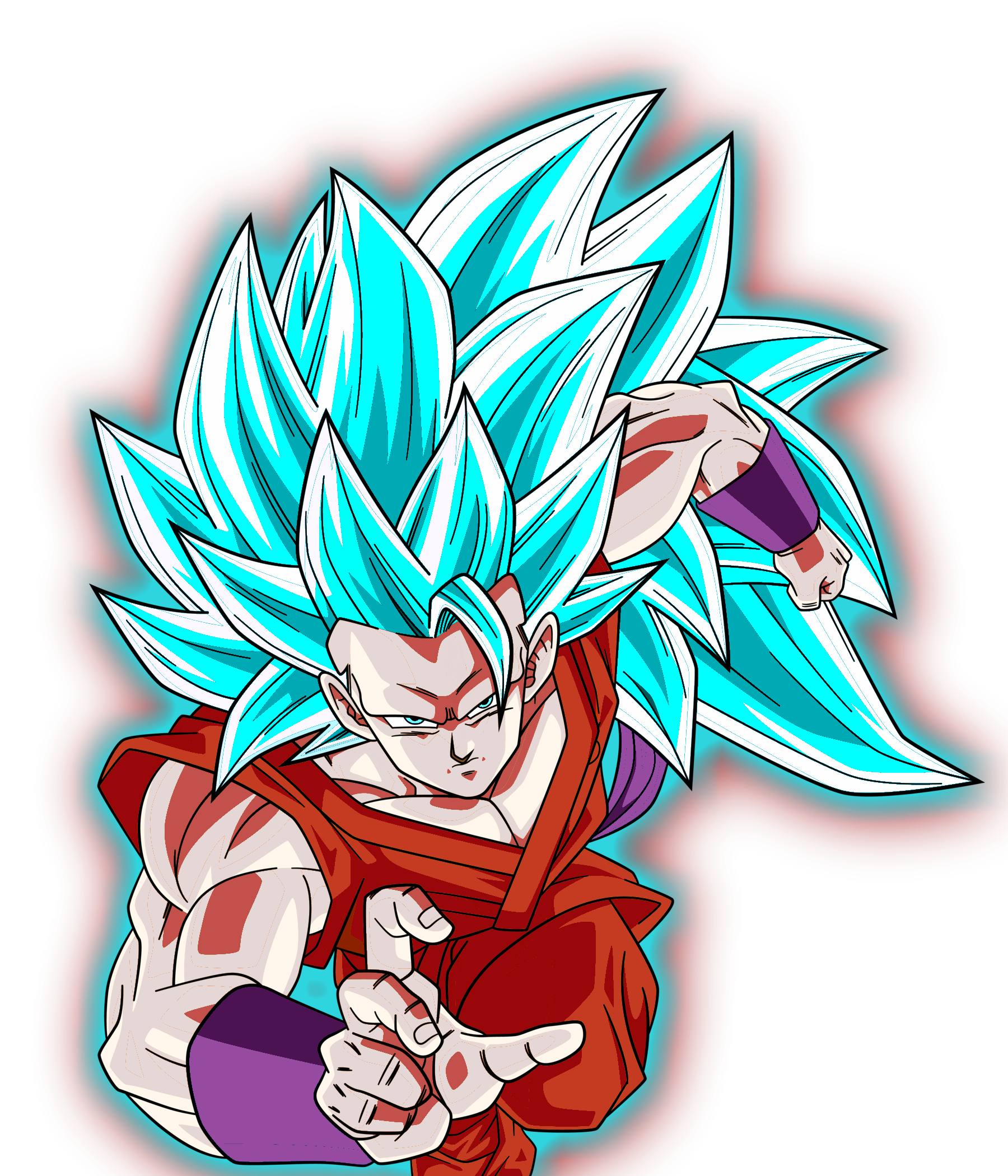 Composite Asura Vs Goku - Goku Super Saiyan Blue 3 Kaioken Png,Dbz Aura Png  - free transparent png images 