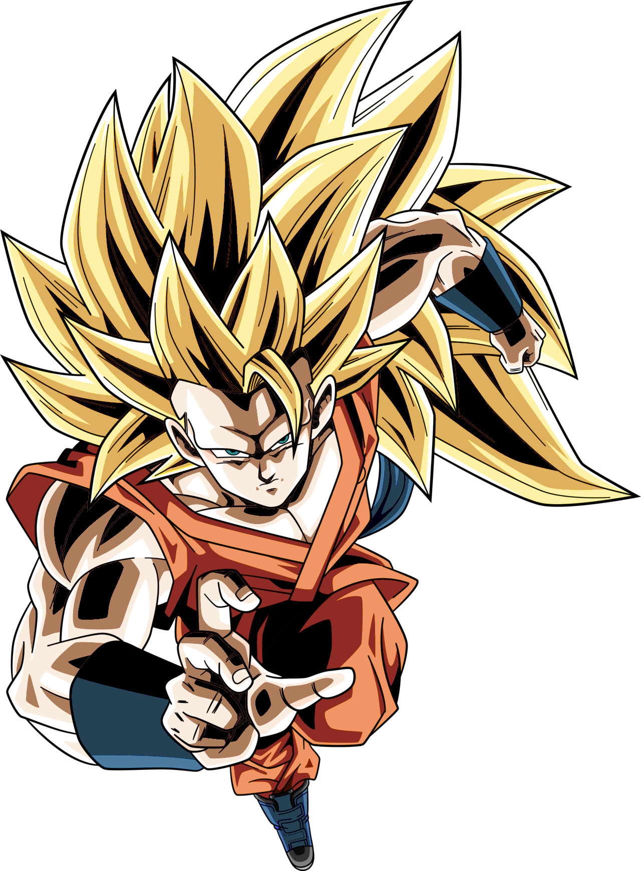 SSJ3 Goku Recolor (XV Colors) by XxExtremeSamX on DeviantArt