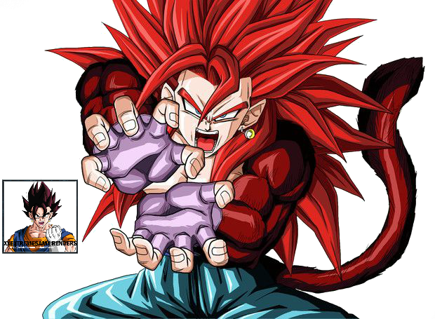 SSJ4 Vegito Render by XxExtremeSamX on DeviantArt