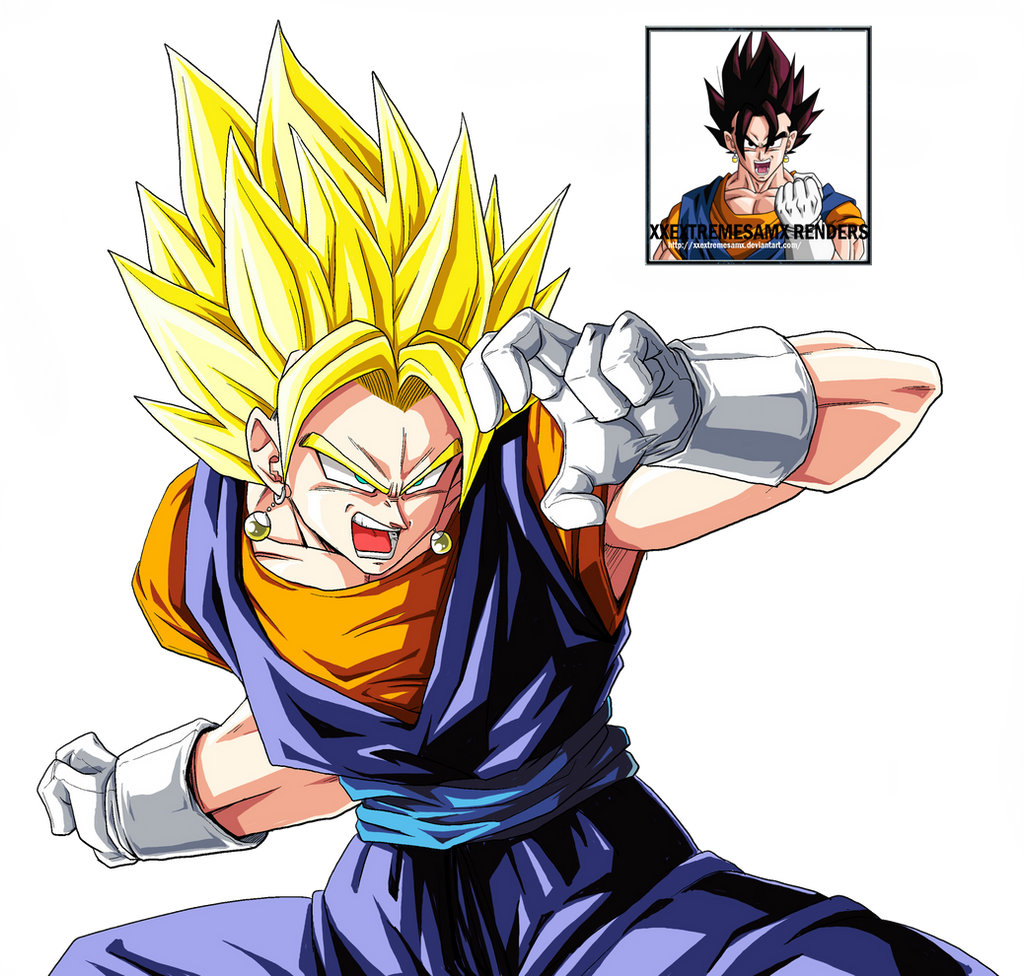 SSJ Vegito Render by XxExtremeSamX on DeviantArt