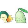 PokEMOn - Johto Starters.