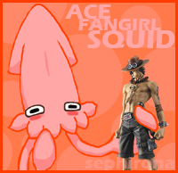 Ace Fangirl Squid. by Sephirona