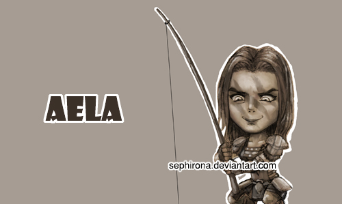 Aela the Huntress - WIP part 1