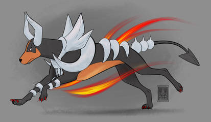 Mega Houndoom Go Vroom