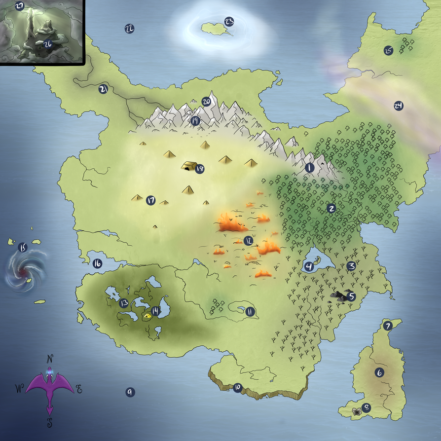 Map of the Realm by Riveriia on DeviantArt