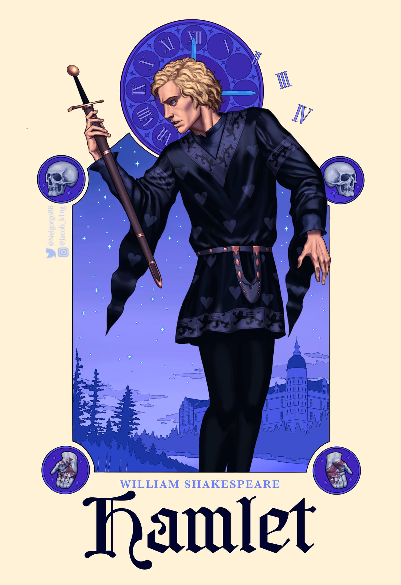 Hamlet Color Code Hamlet Cover Concept by JacobKing1 on DeviantArt