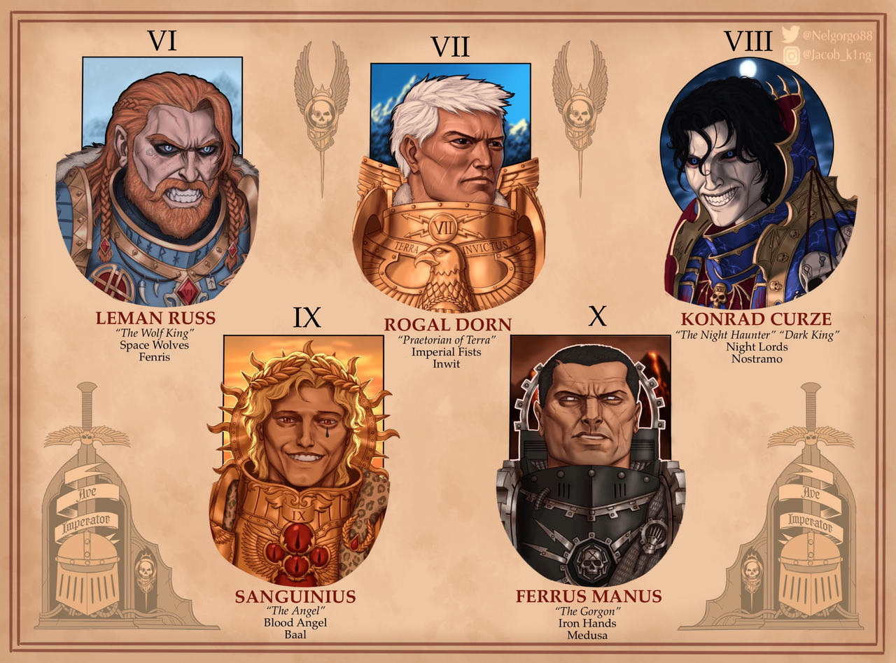 The Primarchs Art: Primarchs Images – EXWJ