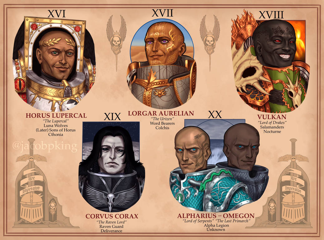 Primarch System The Primarchs - Part 4 by JacobKing1 on DeviantArt