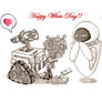 WALL-E and EVE White Day