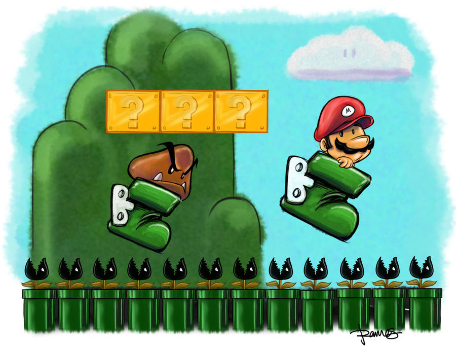 Mario In Boot Classic NES Game Mario bros 3 Das Boot! by jamesramos on DeviantArt