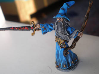 The Blue Wizard - front1