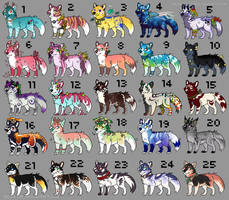 [OPEN 4/25] Canine adopts - 5$/500 pts each