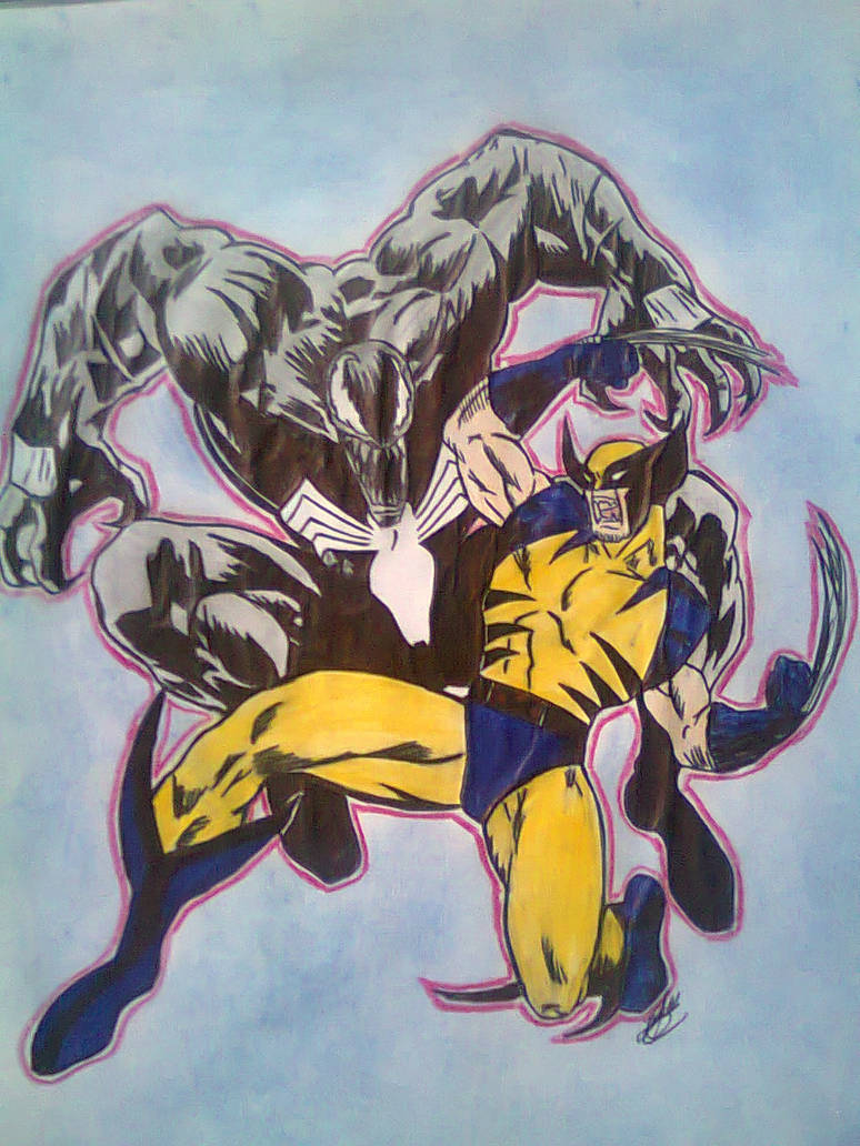 Venom vs Wolverine Marvel by TxkamixT on DeviantArt