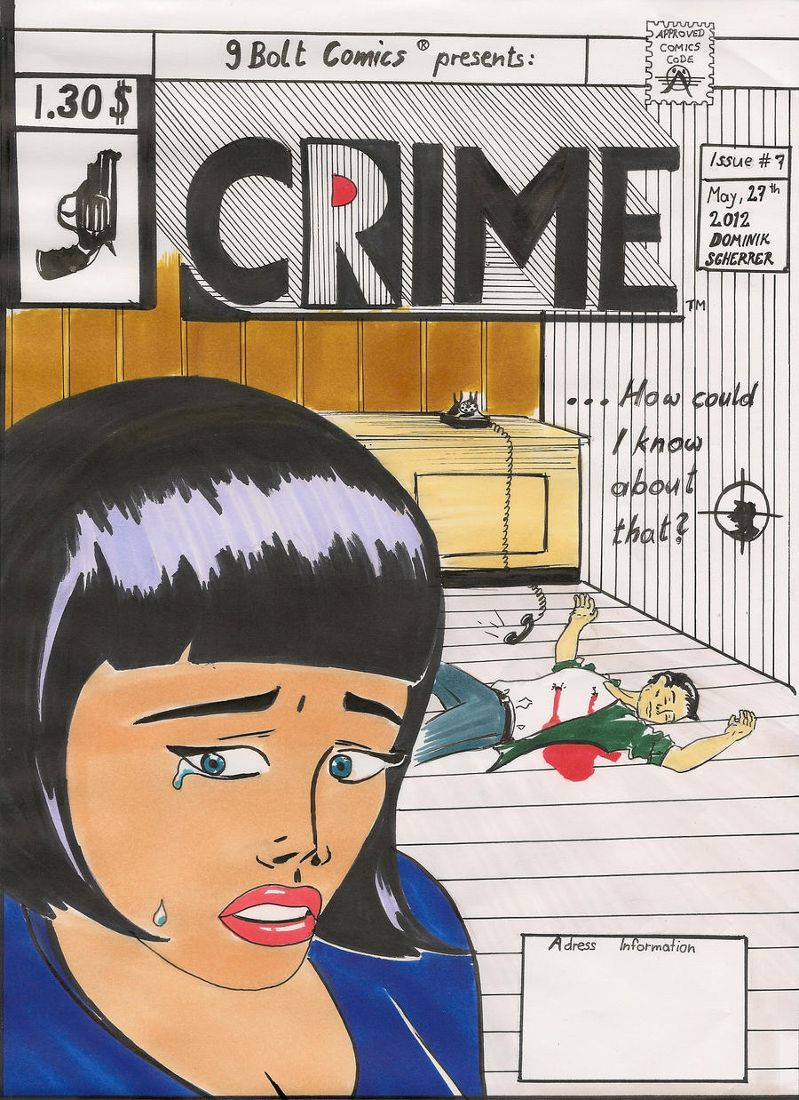 Crime Comic Cover