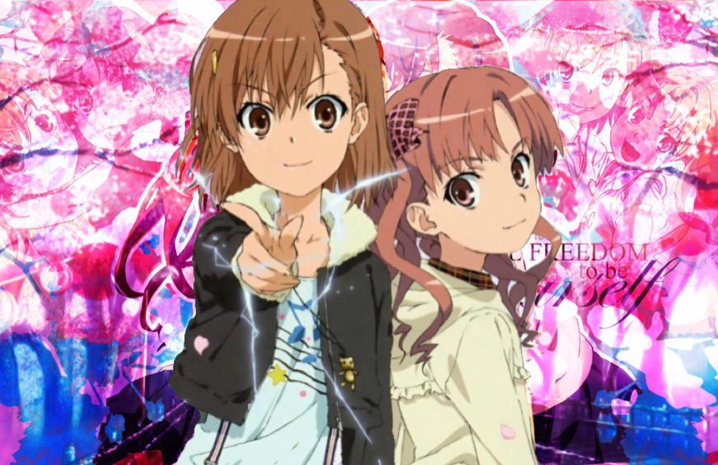 Misaka And Kuroko Wallpaper Art By CandyRose2006 On DeviantArt misaka-and-kuroko-wallpaper-art-by-candyrose2006-on-deviantart